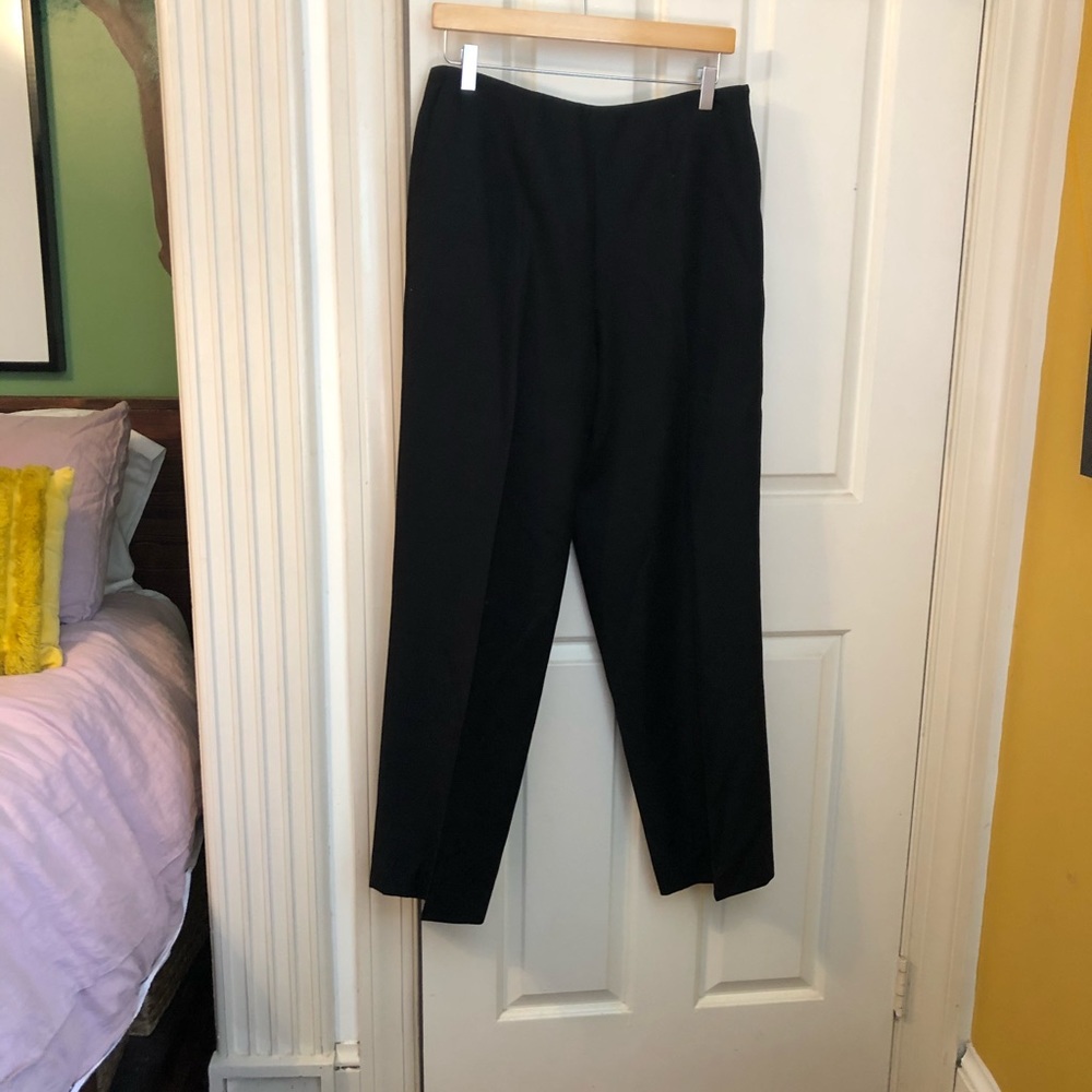 Talbots 100% wool (w/lining) black pants - 12